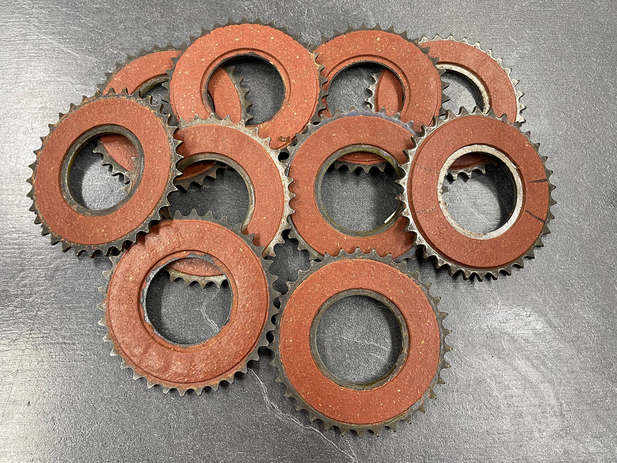 Brzdové lamely po renovaci