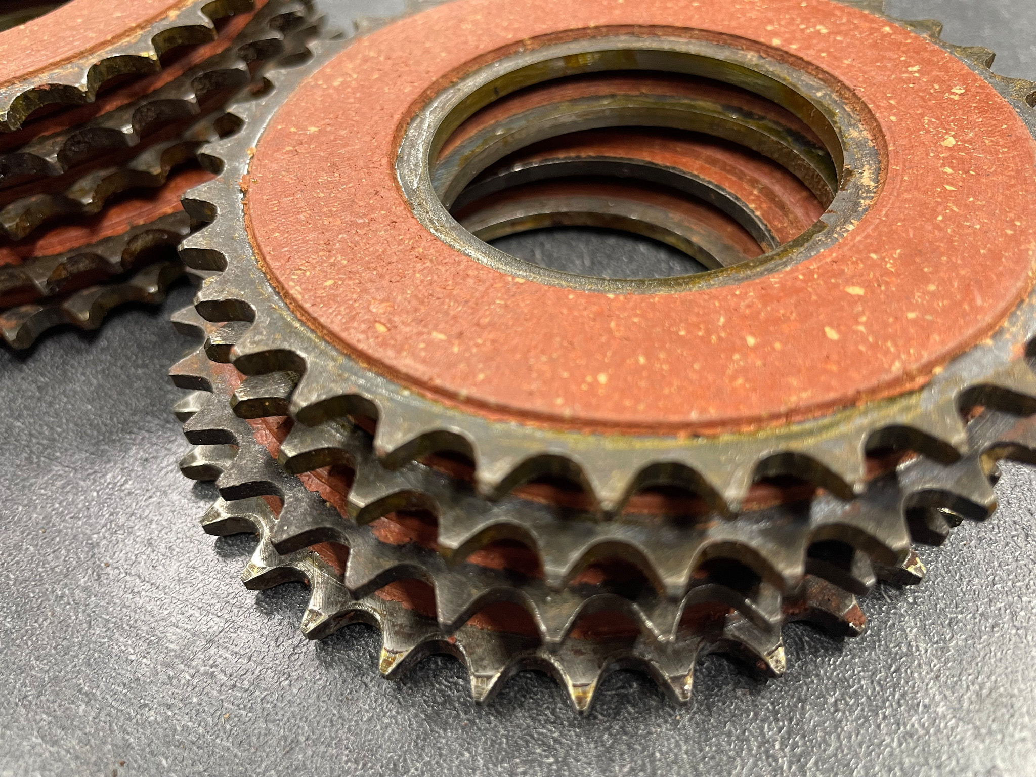 Brzdové lamely po renovaci