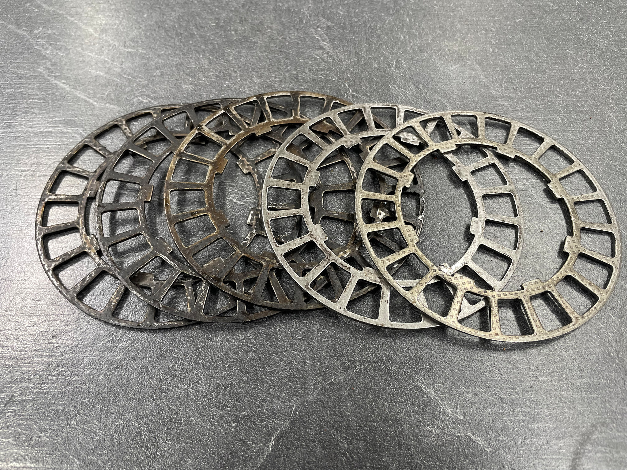 Brdové lamely před opravou