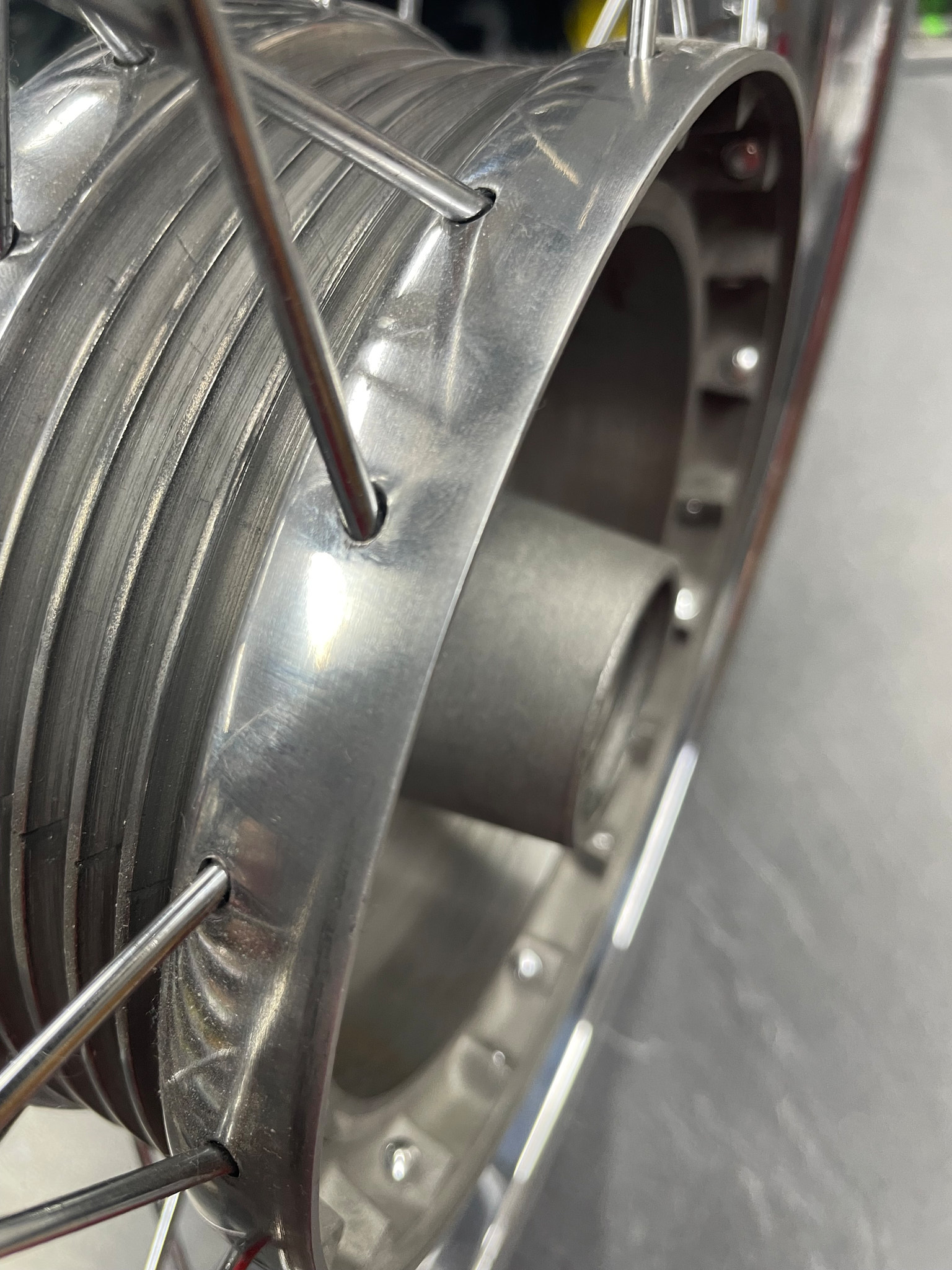 Díl po vyleštění