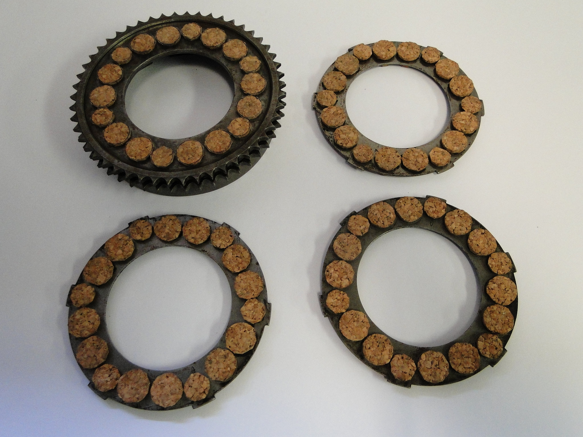 Brzdové lamely po renovaci