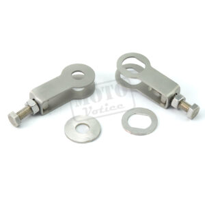 Napínáky/šponováky řetězu L+P 2mm/M8 nerez TUNING pár Pionýr 05, 20, 21, 23  (Mustang)