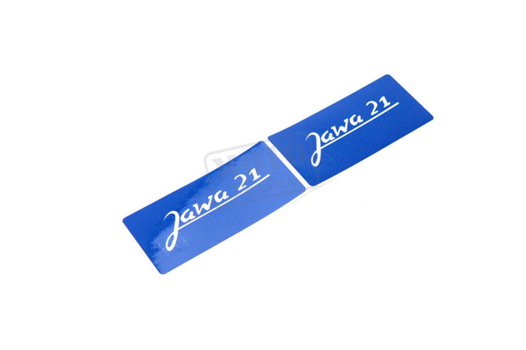 Šablona pár na nástřik nápisu "JAWA 21" Pionýr 21