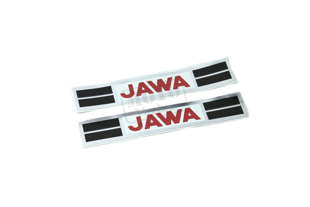 Samolepka na nádrž s nápisem "JAWA" 2ks Babetta 207, 206