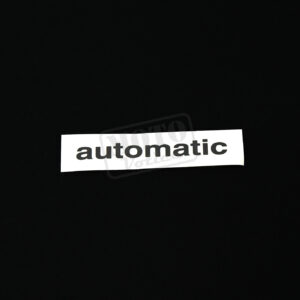 Samolepka "automatic" na nosič černá Babetta 210