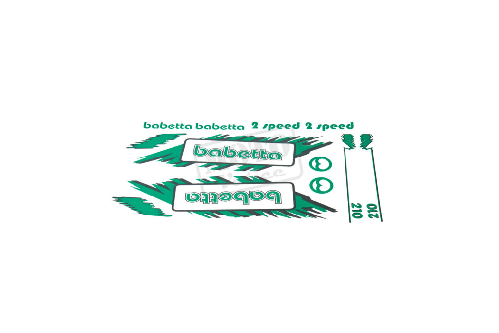 Sada samolepek zelená "babetta" Babetta