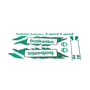 Sada samolepek zelená "babetta" Babetta