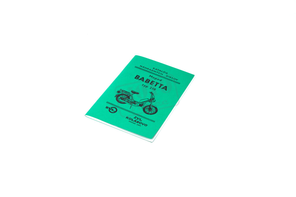 Katalog náhradních dílů Babetta 210