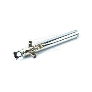 Kluzák spodní přední levý (na 1 šrouby) chrom JAWA Kývačka, Panelka 250, 350