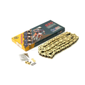 Řetěz sekundární 120 článků (520 M Mosaz) JAWA, ČZ