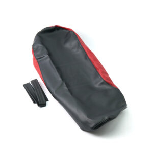 Potah sedla (lavice) černo-červený Panelka 250, 350, ČZ