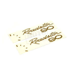 Samolepky/nálepky/nálepky kastlíků zlatá sada JAWA 90 Roadster