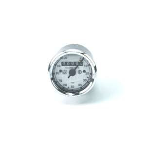 Tachometr s (Chrom rámečkem a stříbrným ciferníkem) (AP-ČZ) do 100km ČZ 150 C