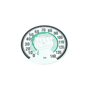 Ciferník tachometru zelený do 120km JAWA-ČZ 351, 352, 355, 356