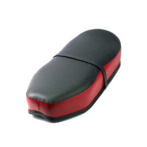 Sedlo kompletní černo-červené JAWA Panelka 250, 350 - CZ originál koženka