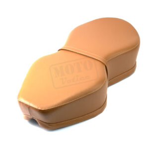 Sedlo kompletní světle hnědé JAWA Kývačka 250, 350 - CZ originál koženka - CZ