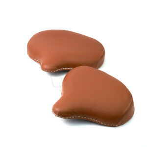 Sedla kompletní světle hnědé (pár řidič + tandem) JAWA Pérák, ČZ 150 C - CZ