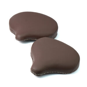 Sedla kompletní tmavě hnědé (pár řidič + tandem) JAWA Pérák, ČZ 150 C - CZ