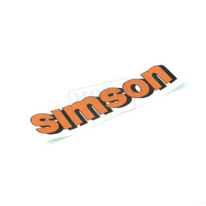 Samolepka/nálepka na nádrž nápis "SIMSON" hnědá Simson S51