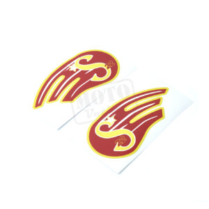 Samolepky/nálepky na nádrž červené sada Stadion S22