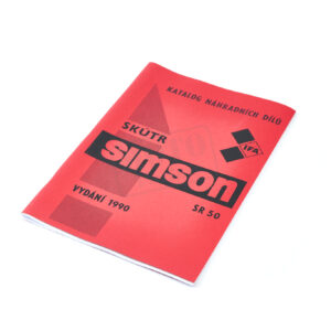 Katalog náhradních dílů Simson Skútr SR50