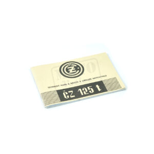 Návod k obsluze ČZ 125 T