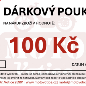 Dárkový poukaz v hodnotě 100Kč - POSLÁNÍ E-MAILEM