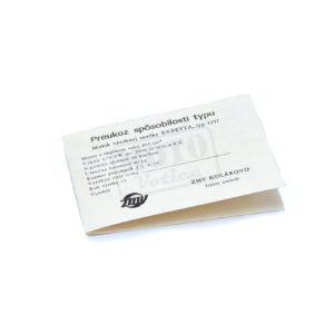 Kartička/TP Babetta 225