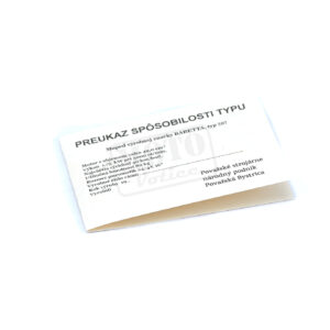 Kartička/TP Babetta 207