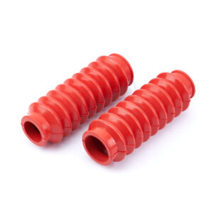 Manžety předních teleskopů pár červená Pionýr 550, 555, 05, 20, 21, 23