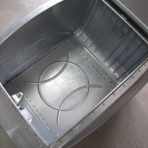 Plechová korba a víko PAV 40, 41