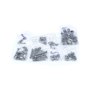 Sada šroubů na celý motocykl na šasí kompletní leštěná nerez Babetta 210, 225, 215