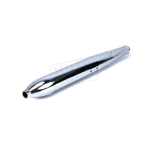 Výfuk kompletní chrom doutník (gumička) L/P 1ks JAWA Panelka, Kývačka 250, 350 - CZ