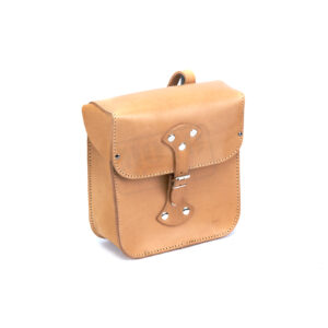 Brašna boční L/P (kůže) světle hnědá JAWA Pérák 250, 350, ČZ 125, 150 C