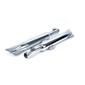 Výfuky kompletní chrom L+P pár rybiny JAWA Kývačka 250, 350 - TUR