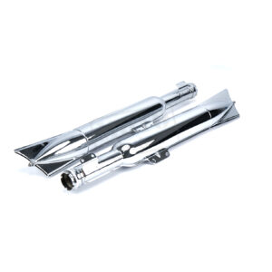 Výfuky kompletní chrom L+P pár rybiny JAWA Kývačka 250, 350 - CZ