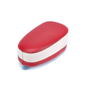 Sedlo červeno-béžové (rovný plech) Jawetta Sport