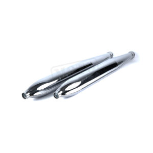 Výfuky kompletní chrom doutník (matice) L+P pár JAWA Panelka, Kývačka 250, 350 - TUR