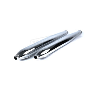 Výfuky kompletní chrom doutník (gumička) L+P pár JAWA Panelka, Kývačka 250, 350 - CZ