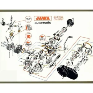 Plakát motoru Babetta 225 (84x60cm) Babetta 225