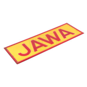 Cedule s nápisem JAWA hranatá 53x19cm