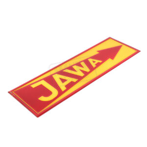 Cedule s šipkou JAWA hranatá 53x19cm