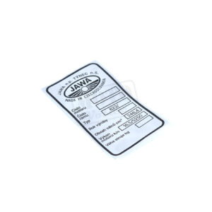 Typový štítek JAWA Bizon 250/623