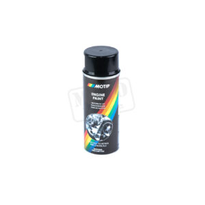 Barva ve spreji žáruvzdorá na válec černá lesklá 400ml - UNI