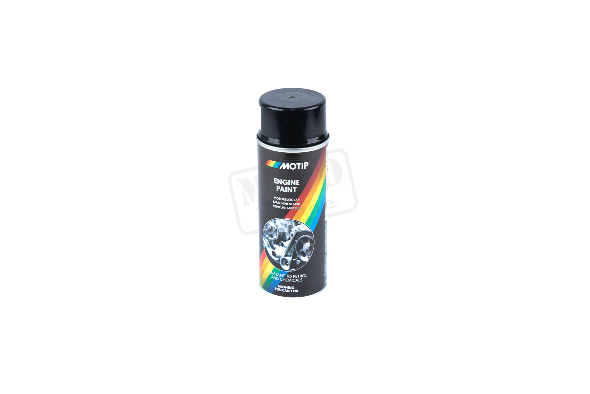 Barva ve spreji žáruvzdorá na válec černá lesklá 400ml - UNI