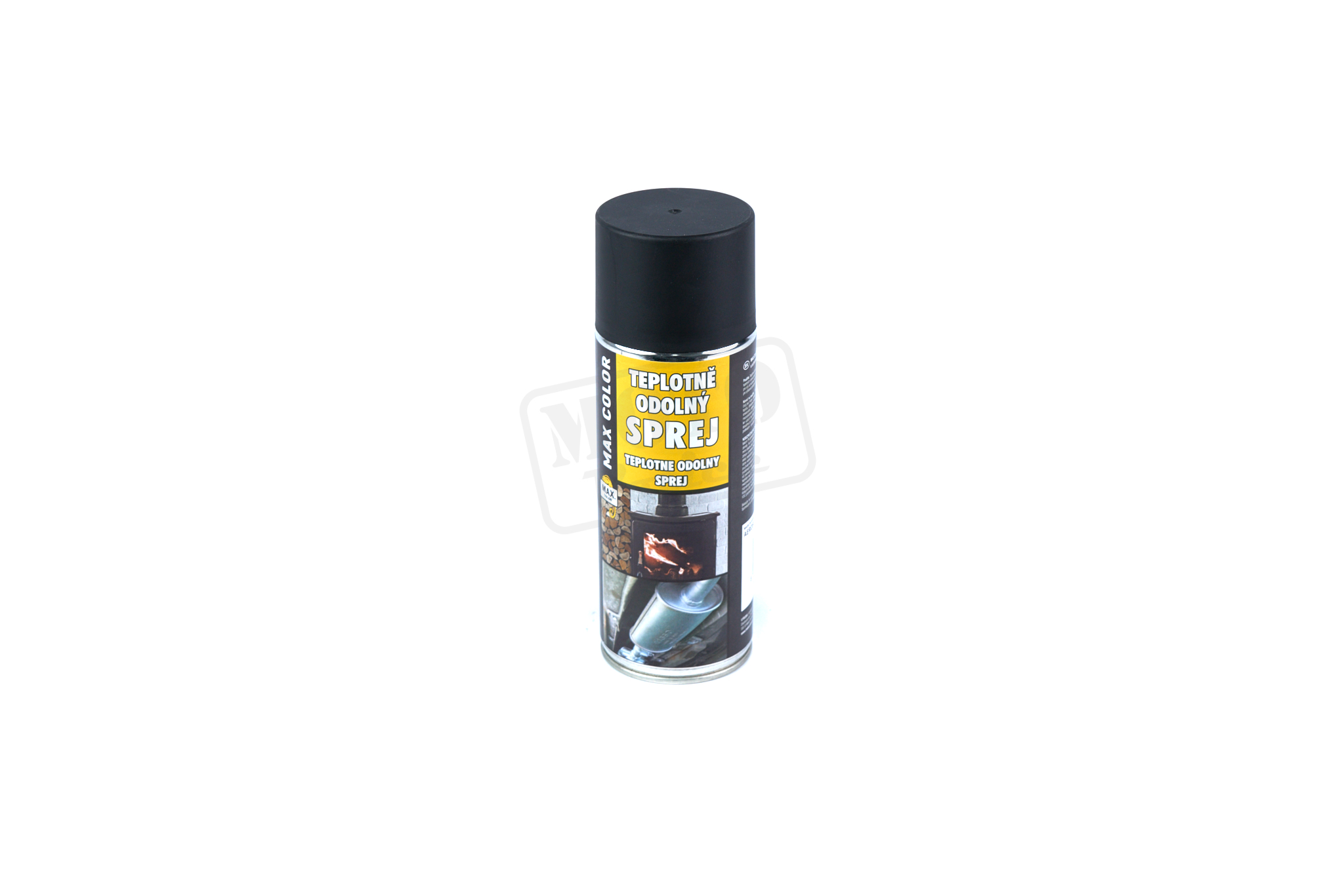 Barva ve spreji žáruvzdorá na válec černá matná 400ml- UNI