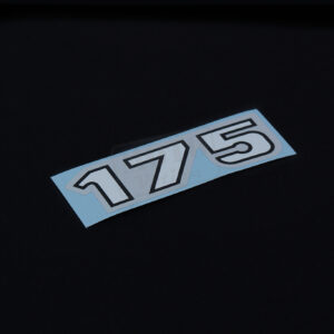 Samolepka kastlíku "175" černá - ČZ 175