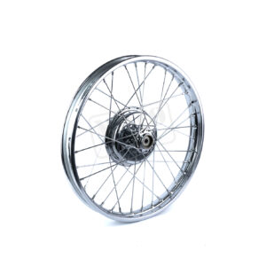 Kolo kompletní Přední 19" chromované paprsky Průměr bubnu 160mm JAWA Pérák 250, 350