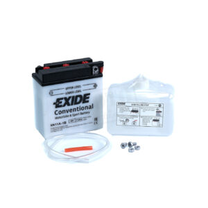 Baterie/Akumulátor EXIDE 6V 11Ah (6N11A-1B) (NALITÁ) JAWA, ČZ, UNI