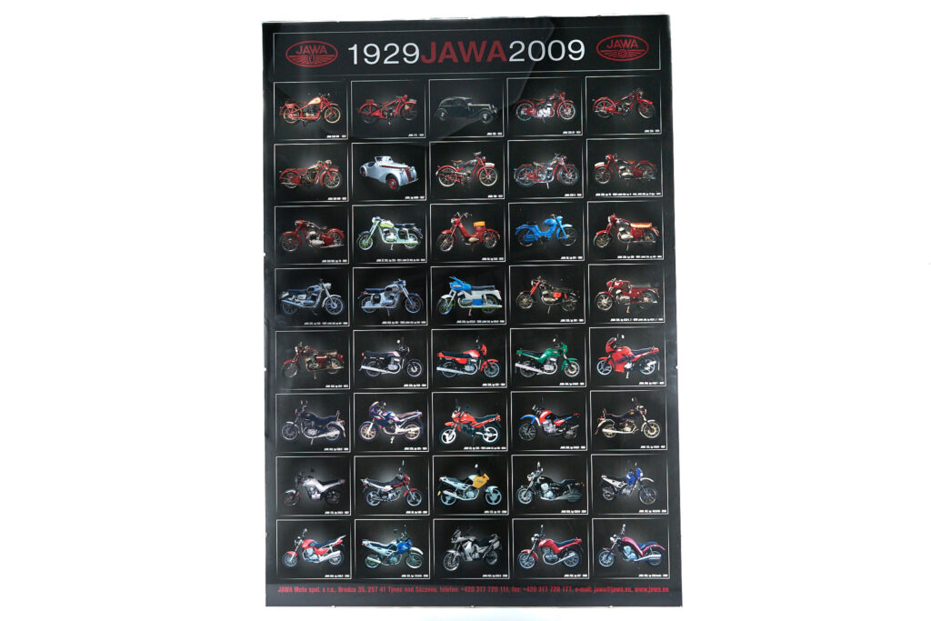 Plakát JAWA 1929-2009 - LIMITOVANÁ EDICE - POSLEDNÍ KUSY